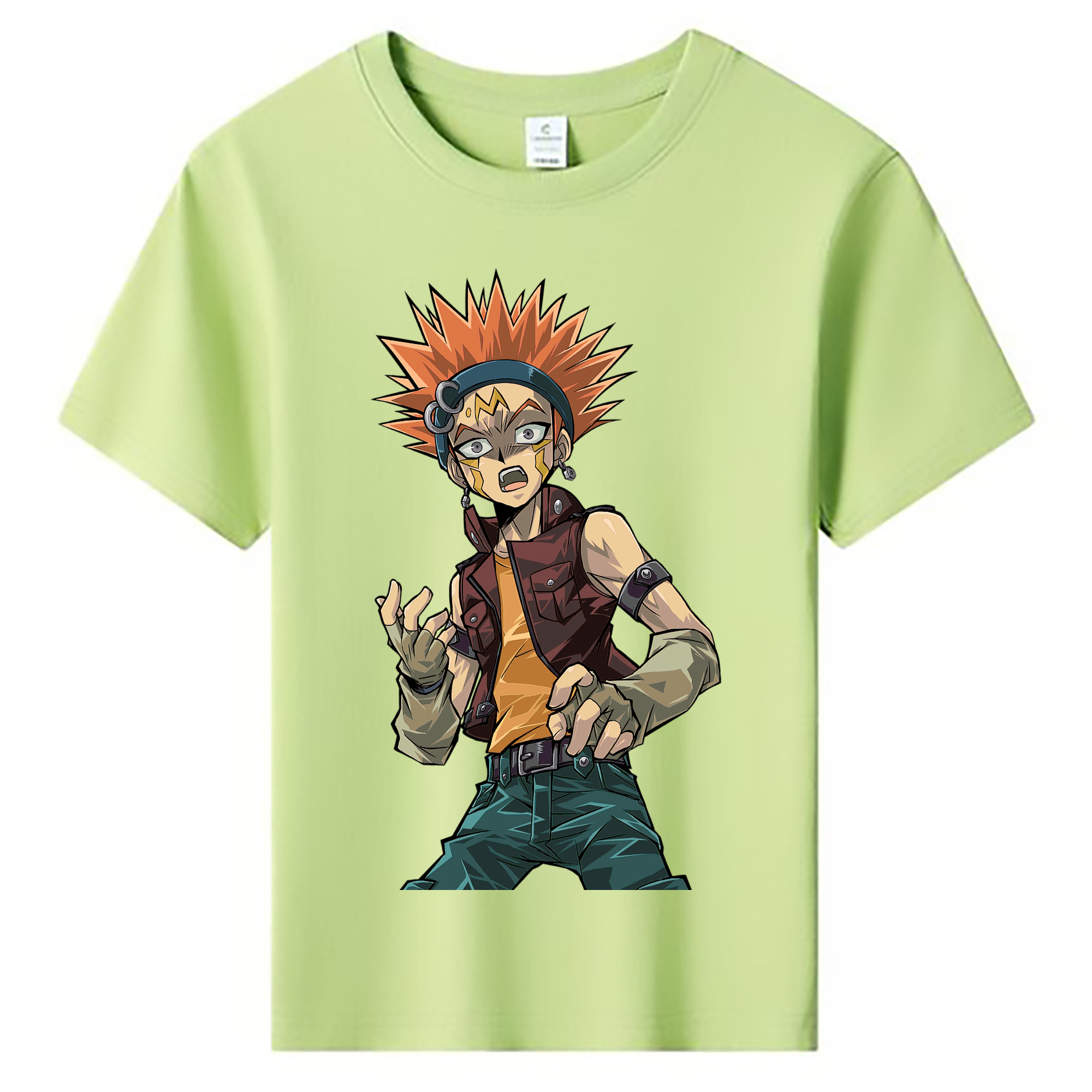 （画像用） 遊☆戯☆王 Yu-Gi-Oh! 綿100％キッズTシャツ（フロントプリント）